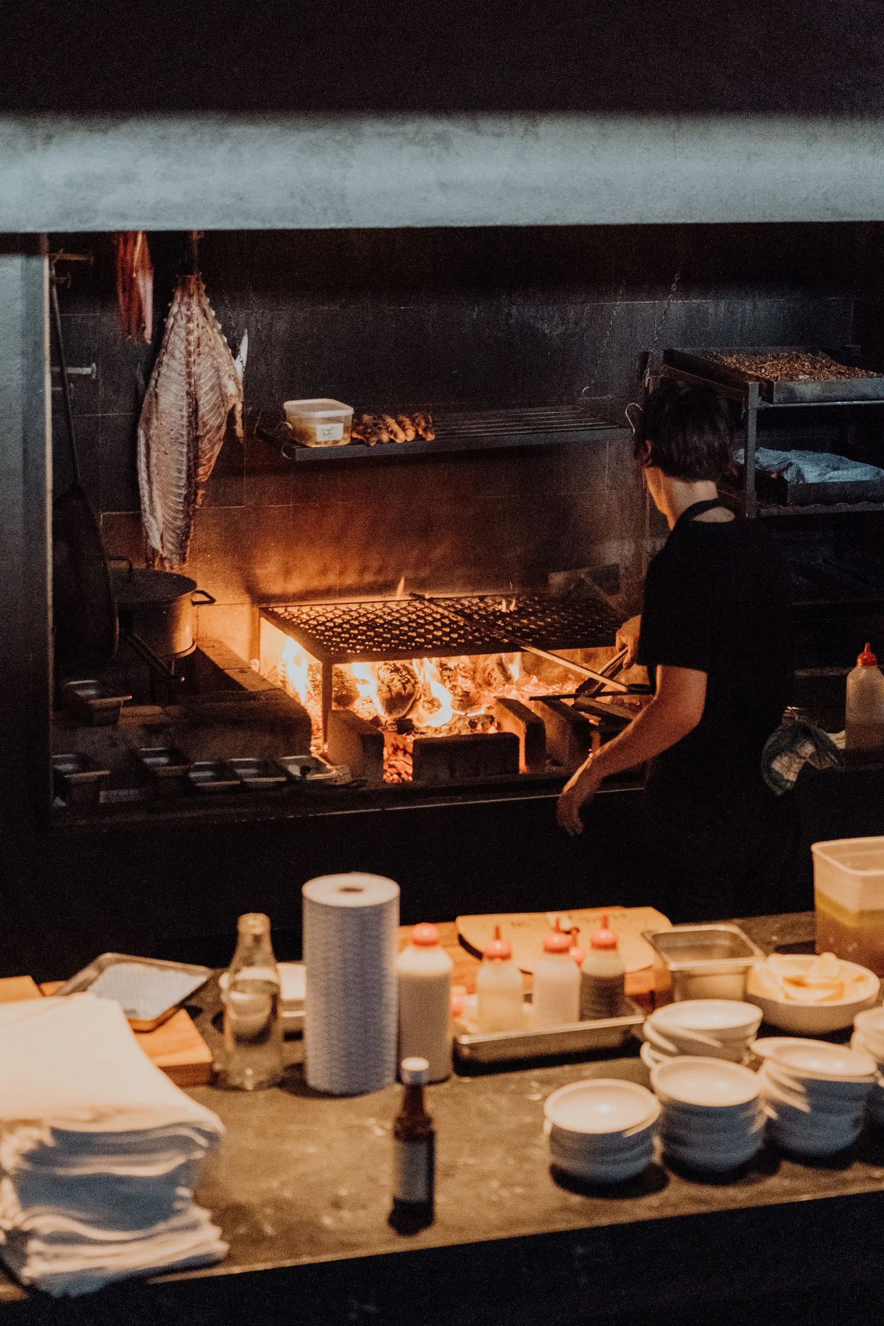The room at Cinder, seen by the light of the hearth
