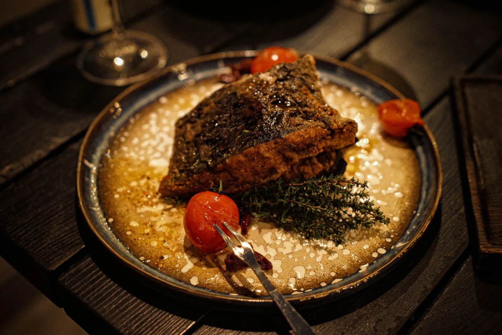 Charred greens